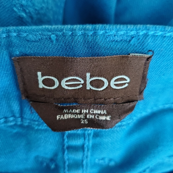 Bebe Heartbreaker Distressed Skinny Jeans - Picture 7 of 9